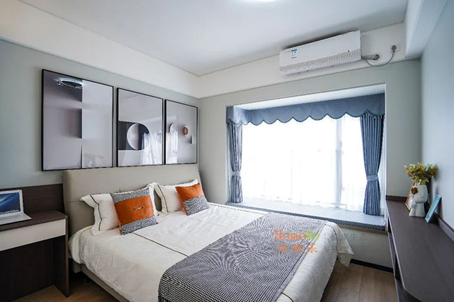 98㎡三居，現(xiàn)代風(fēng)設(shè)計(jì)搭配實(shí)用原木軟裝，打造寬松且舒適的家